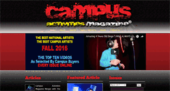 Desktop Screenshot of campusactivitiesmagazine.com